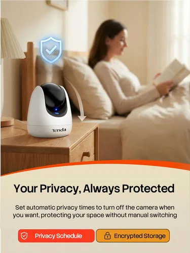 Miniatura 8 de Tenda CP3 Pro 2K Cámara de seguridad interior con WiFi 6 y detección AI para bebés/mascotas - Monitor de bebé, cámara para mascotas para el hogar
