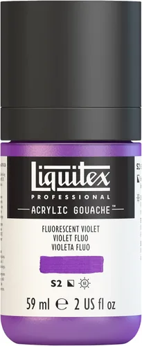 Miniatura 18 de Liquitex Professional - Gouache acrílico profesional, botella de 2 onzas (59 ml), blanco titanio