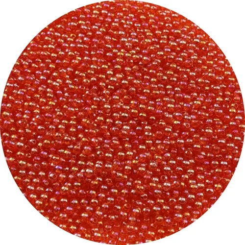 Miniatura 84 de 2000 cuentas redondas acrílicas de 0.157 pulgadas (0.157 in), cuentas espaciadoras de colores AB con agujero para bricolaje, pulseras, collares