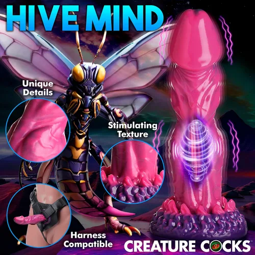 Miniatura 6 de CREATURE COCKS Xenox - Consolador vibratorio de silicona con control remoto para hombres, mujeres y parejas. Consolador de fantasía, texturas