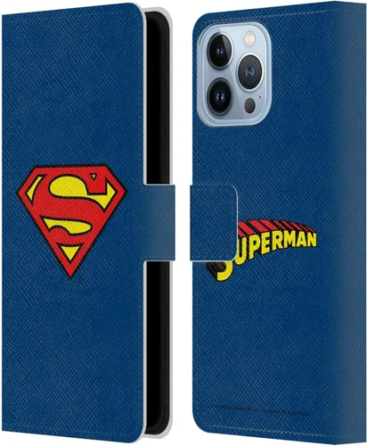 Miniatura 24 de Head Case Designs Funda de piel con licencia oficial de Superman DC Comics con logotipos negros y rojos compatible con Apple iPhone 11