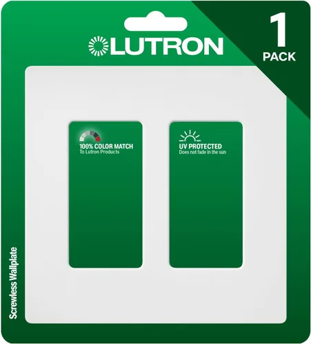 Miniatura 10 de Lutron Claro - Placa de cubierta para interruptor de luz, placa de pared de 2 posiciones, para interruptores de luz decorativos, cubierta de Acero