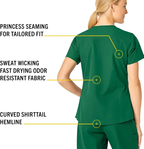 Miniatura 4 de Carhartt Top Force con cuello en V y 5 bolsillos para mujer