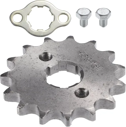 X AUTOHAUX 1 juego de 428 estilo 15 dientes 0.787 in ID motocicleta piñón delantero para motocicleta 50cc 70cc 110cc 125cc motocicleta Dirt Pit Bike
