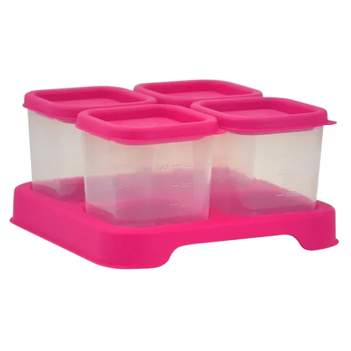 Miniatura 5 de green sprouts Cubos irrompibles de comida fresca para bebés (2 onzas/4 unidades) Almacena, lleva y sirve comida casera para bebés. La tapa Agua