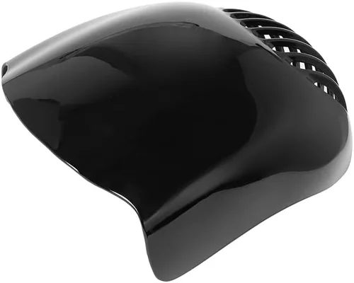Miniatura 3 de Parabrisas de motocicleta Retro Cafe Racer Parrilla para manillar Parabrisas Faro Carenado Cubierta Negro Compatible con Harley Sportster Dyna XL FX