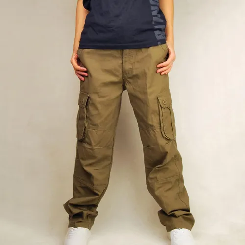 Miniatura 4 de Muscularfit Pantalones cargo de camuflaje para hombre 2023 grandes y altos, múltiples bolsillos, pantalones deportivos sueltos y rectos, pantalones