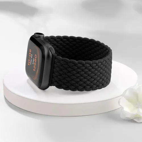 Miniatura 5 de Zedoli Correas trenzadas Solo Loop para Apple Watch Band de 1.496 pulgadas, 1.575 pulgadas, 1.614 pulgadas, 1.654 pulgadas, 1.732 pulgadas, 1.772