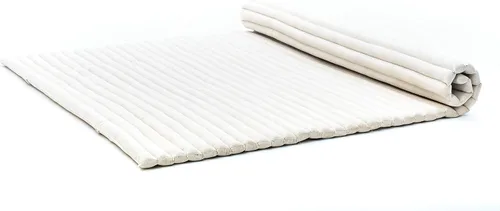Miniatura 57 de Leewadee - Colchón plegable - Futón japonés enrollable -Alfombra de tatami triple pliegue - Cama de piso para invitados - Colchón de camping