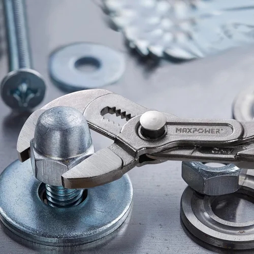 Miniatura 7 de MAXPOWER Llave de alicates de 10 pulgadas, botón de ajuste rápido, apertura máxima de mandíbula de 1.260 in