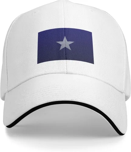 Miniatura 2 de QIZYOQA Bonnie Blue Flag Knitting Effect Baseball Cap for Men Women Adjustable Funny Dad Hat