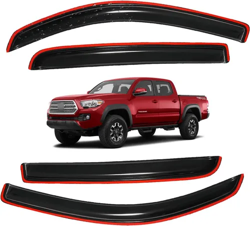 Miniatura 24 de Visor de ventana en canal para Jeep Grand Cherokee WK2 4 puertas SUV 2022, deflector de viento, protector solar y lluvia, adhesivo, a prueba