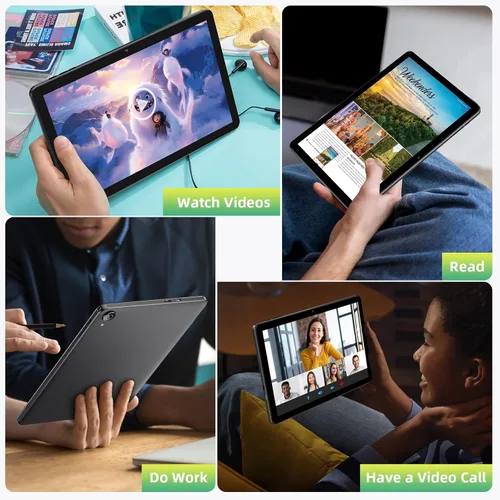 Miniatura 7 de Tablet Android, Tablet Android 15 de 10 Pulgadas, Tablets para Adultos, Octa-Core, 18GB RAM+128GB ROM+1TB Expandible, Pantalla IPS 1280x800