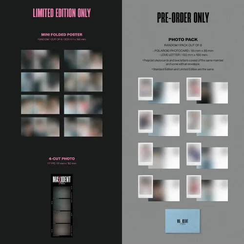 Miniatura 7 de dreamus [Regalo Aladin] Stray Kids [MAXIDENT ] SET DE EDICIÓN ESTÁNDAR + Álbum EDICIÓN
