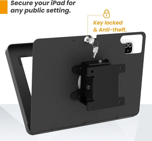 Miniatura 4 de Soporte de pared para tablet compatible con iPad 10.9", Pro 11", 1, 2, 3, 4, Air 4, 5, Air 11" (M2/M3/M4), iPad de 11" (A16) - BSW101BA