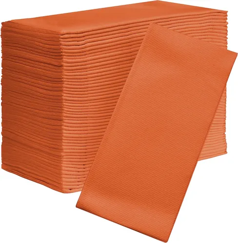 Miniatura 12 de Servilletas de papel AMERICAN HOMESTEAD - Servilletas de papel desechables tipo lino azul claro - Servilletas de mesa de calidad de restaurante