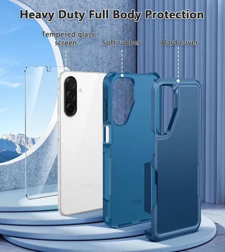 Miniatura 529 de FNTCASE Funda para iPhone 17 Pro: Fundas delgadas translúcidas de color azul claro compatibles con MagSafe, protección completa de la cámara