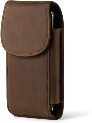 Miniatura 10 de Funda de cuero genuino para teléfono celular para iPhone 16 Pro Max 15 Pro Max 14 Pro Max 13 Pro Max Samsung Galaxy A15 S25 Edge S24+ S23+ Funda