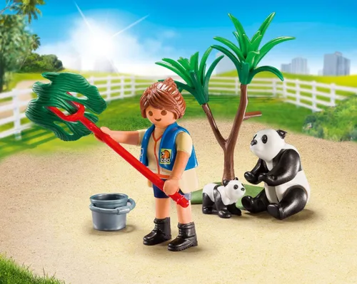 Miniatura 3 de Playmobil Estuche de transporte Panda Caretaker