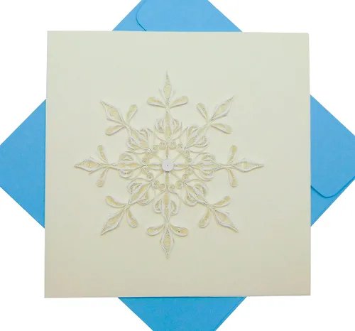 Miniatura 8 de Globo de nieve de Navidad, tarjeta de Navidad con filigrana - Arte único dedicado hecho a mano, tarjeta de felicitación de diseño para toda ocasión