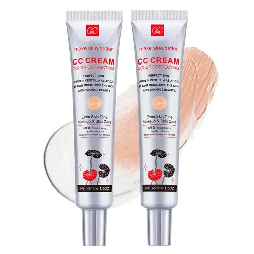 Miniatura 8 de Crema CC de Corrección de Color con SPF 25, Base Ligera de Cobertura, Suero Hidratante, Maquillaje para Tono de Piel Parejo y Cuidado de la Piel