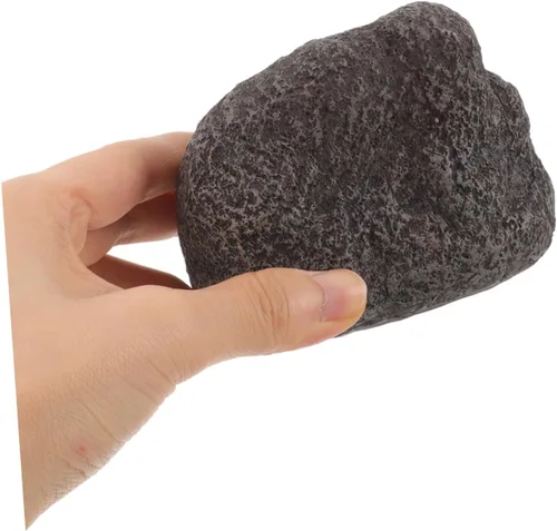 Miniatura 9 de Caja para llaves de piedra al aire libre, resistente a la intemperie, llavero de roca falsa, material duradero, jardín y almacenamiento discreto