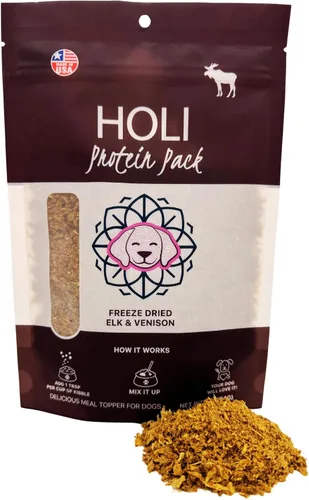 Miniatura 10 de HOLI Alimento de salmón liofilizado para perros, con Omega 3 y 6, un solo ingrediente, salmón capturado en la naturaleza de grado humano