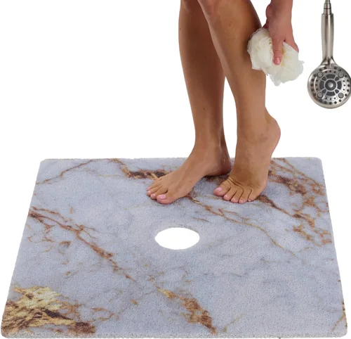 Miniatura 134 de Tapete de ducha antideslizante para bañera - Tapete de baño de lufa para baño - Tapete de baño de 40 x 16 pulgadas - Alfombra de baño antideslizante