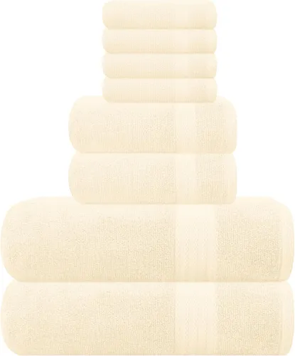Miniatura 50 de GLAMBURG - Juego de 12 toallas faciales ultrasuaves de 13 x 13 pulgadas, 100% algodón, duraderas y altamente absorbentes, ideales para baño, cocina