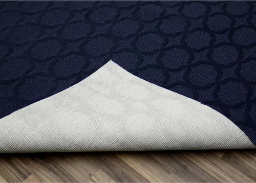 Miniatura 237 de Garland Rug Sparta - Alfombra antideslizante de polipropileno de 2 pies x 12 pies, color negro, ideal para salas de estar y pasillos, elegante