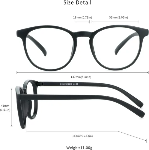 Miniatura 7 de LifeArt - Lentes con bloqueo de luz azul para leer en la computadora.