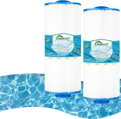 Miniatura 12 de 5CH-502 Cartucho de Filtro para Spa Reemplaza PPM50SC-F2M, Filbur FC-0195, Marquis Spa 20041, 20091, 370-0237, C-5303, 50501, Rosca Macho de 2"/MPT