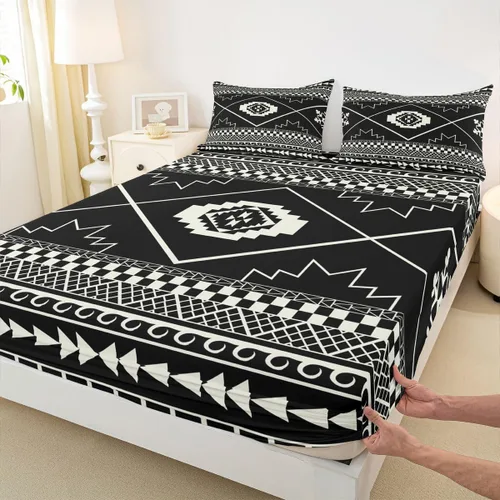 Miniatura 35 de Bonita sábana bajera ajustable para niños, tamaño individual, juego de ropa de cama rústica de pollo, decoración de dormitorio para niños y adultos
