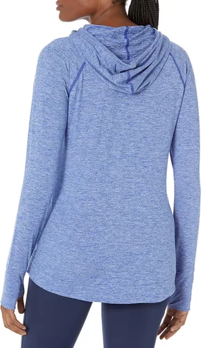 Miniatura 2 de Tienda Essentials Sudadera con capucha para mujer Brushed Tech Stretch Popover (disponible en tallas extragrandes)