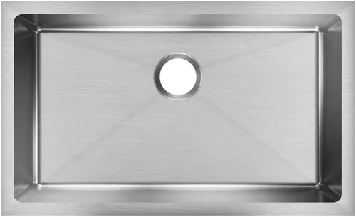 Miniatura 20 de Elkay EFRU311610T Crosstown - Fregadero de cocina de acero inoxidable de 32 1/2" bajo montaje, cuenca única - Acero inoxidable