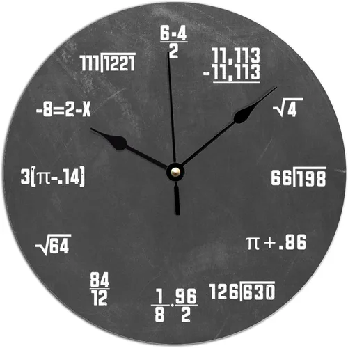 Miniatura 12 de ArogGeld Lived A Thousand Lives Read Books - Reloj de arte que no hace tictac, funciona con pilas, para leer libros, para amantes de los libros