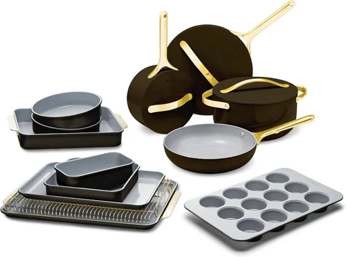 Miniatura 13 de Caraway Juego de 23 utensilios de cocina de cerámica antiadherente y utensilios para hornear, ollas, sartenes, tapas, bandejas para hornear