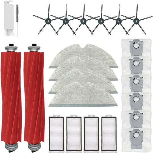 Miniatura 12 de 24 piezas Kit de accesorios de reemplazo Q10 S5+ Compatible con Roborock Q10 S5+ /Q10 S5/Q10 x5 /Q10 x5+ Robot Aspirador, 2 cepillos principales, 4