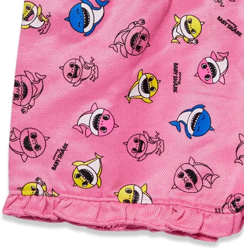 Miniatura 7 de Pinkfong Conjunto de camiseta y pantalones cortos para niñas de Baby Shark