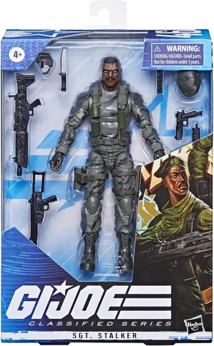 Miniatura 2 de G.I. Joe Serie Clasificada Lonzo Stalker Wilkinson - Figura de acción coleccionable 46, juguete con múltiples accesorios a escala de 6 pulgadas