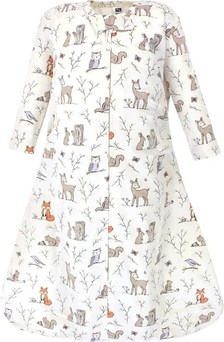 Miniatura 47 de Hudson Baby Saco de dormir unisex de algodón de manga larga para bebé Bosque