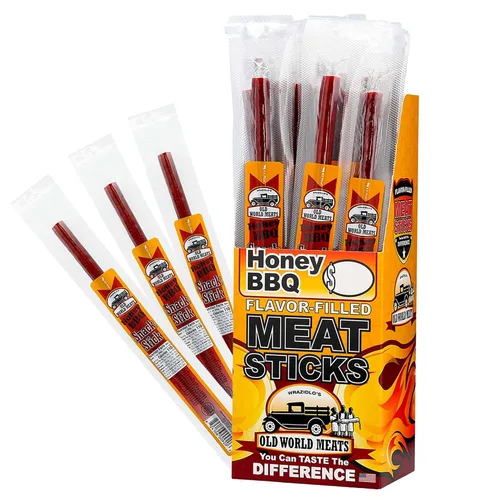 Miniatura 11 de Old World Meats - Palitos de carne, 110 calorías, Keto, bajos en carbohidratos, 0.04 oz de azúcar, combustibles, paquete de 20 barras de 1 onza