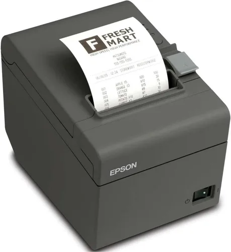 Miniatura 2 de Parte núm.: A41A266611 papel para recibos Epsilont, 12 rollos, para impresora de recibos térmica, gris