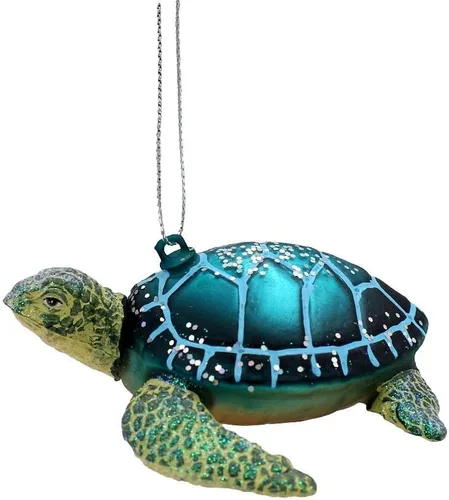 Miniatura 4 de Kurt Adler Adorno de tortuga marina de cristal