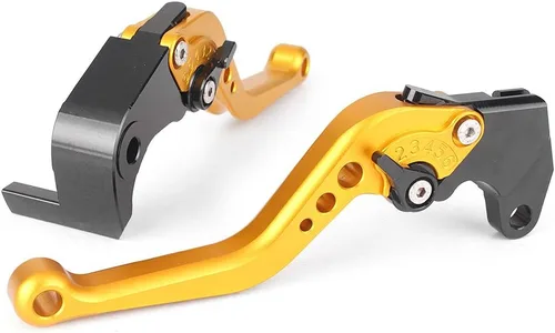Miniatura 3 de Palancas de cluth de freno cortas para Suzuki 2004 2005 GSXR GSX-R 600 750 K4 04 05, Dorado