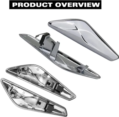 Miniatura 2 de Acabado cromado delantero lado del conductor y del pasajero para BMW X3 F25 X4 F26 2013-2017 Año OEM 51117338569 51117338570