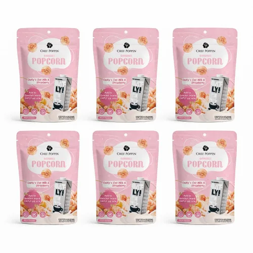 Miniatura 10 de CHEF POPPIN Palomitas de maíz con sabor gourmet de estilo asiático, sin OMG, Air Popped, paquete múltiple de 0.71 onzas