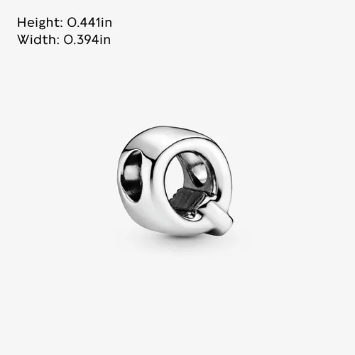 Miniatura 64 de Colgante de plata de ley 925 con letra PANDORA