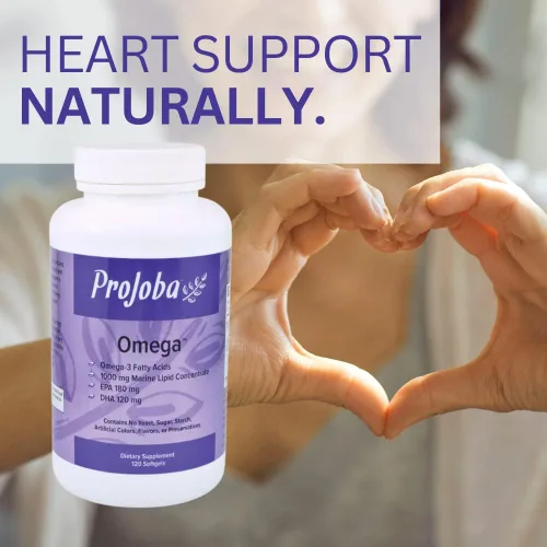 Miniatura 3 de Youngevity Projoba Omega - 1000 mg Omega-3 - Alta Potencia - 180 EPA y 120 DHA para promover la salud cerebral y cardíaca -120 cápsulas blandas