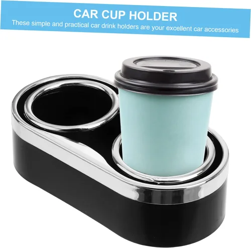 Miniatura 9 de Soporte de doble taza automático para coches, camiones y SUV, soporte estable para bebidas de automóvil, organizador de bebidas de doble agujero